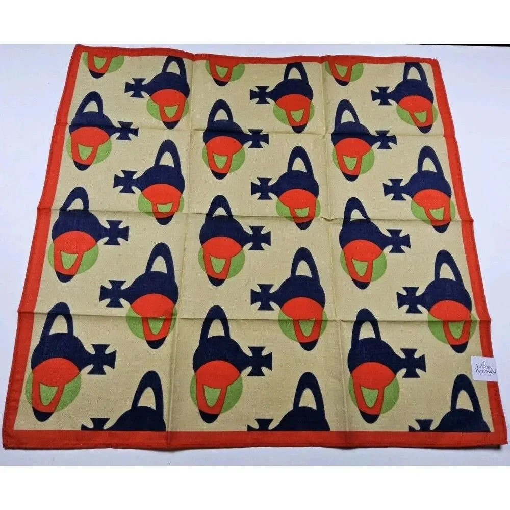 Vivienne Westwood Handkerchief Neckerchief Bandana Scarf Pocket Square Japan